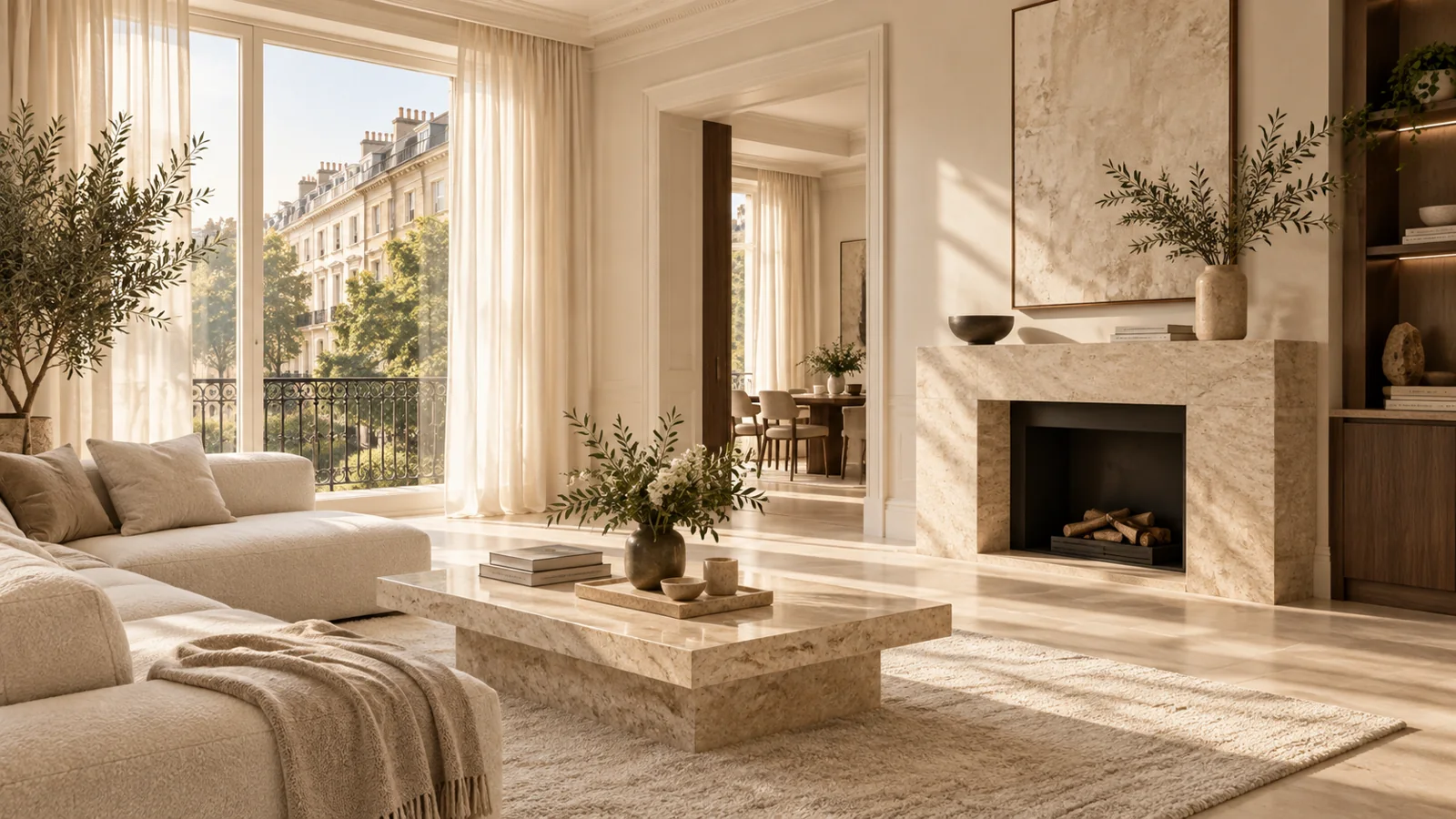 Refined, clean residential living space in London